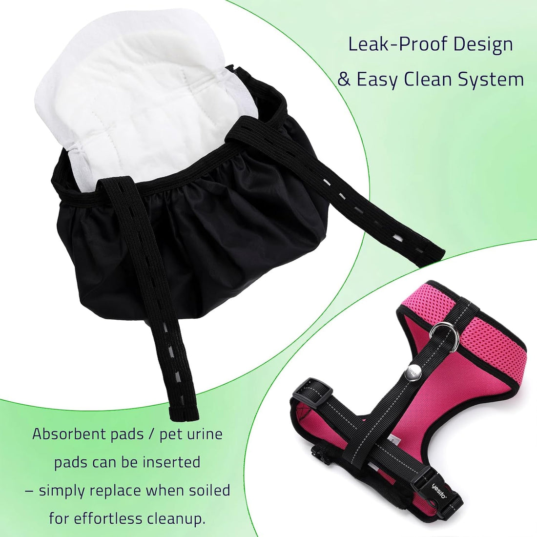 Adjustable Chicken Harness Diaper