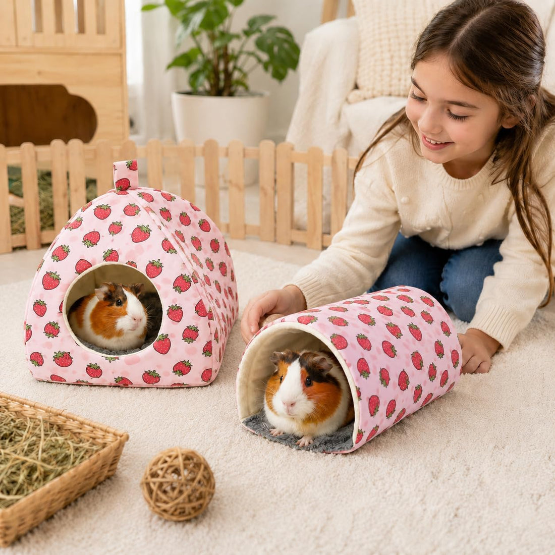 Guinea Pig Hideout Tunnel Set
