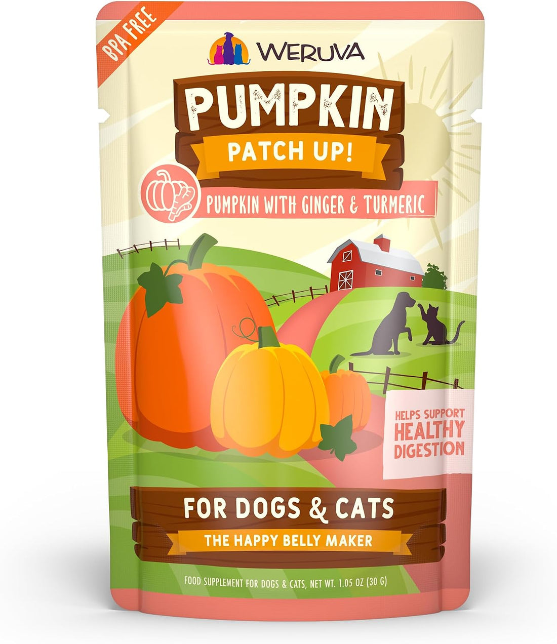 Weruva Pumpkin Patch Up! Pumpkin Pouches for Dogs & Cats