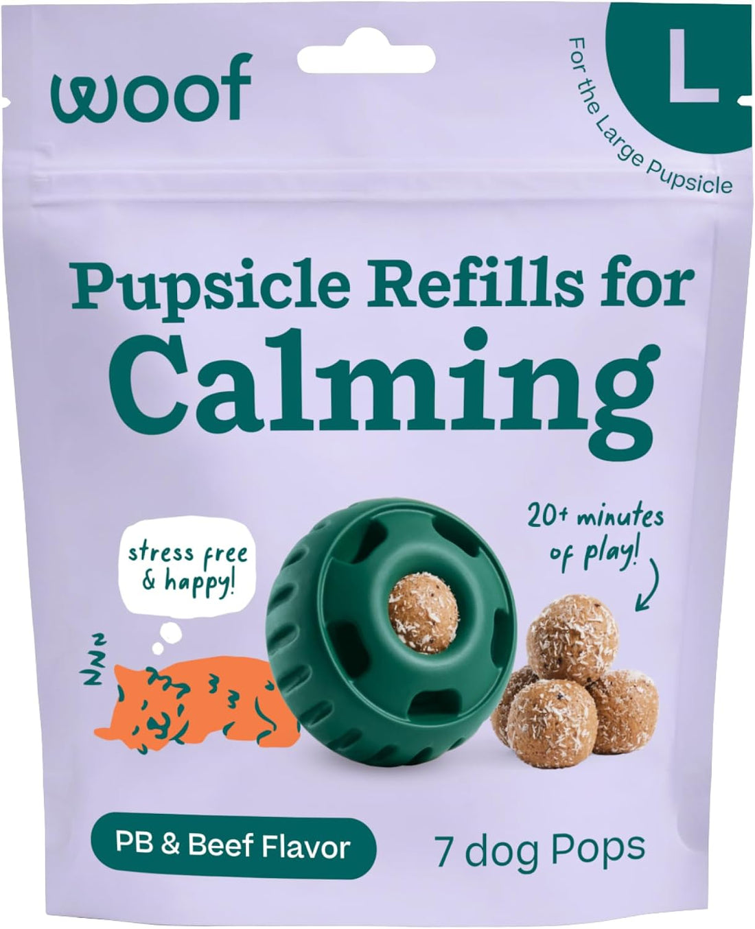 WOOF Pupsicle Refill Pops for Calming