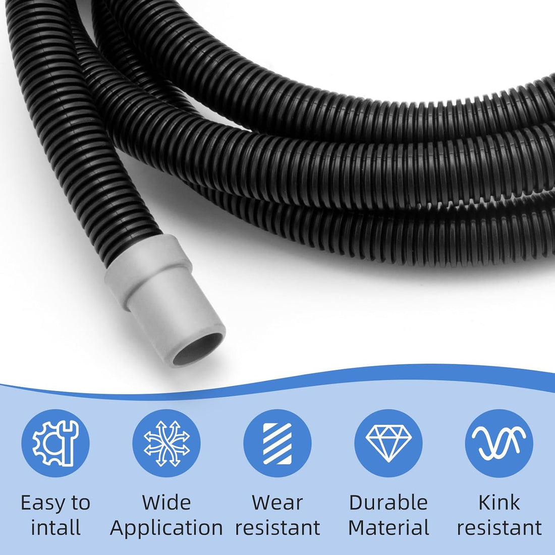 A20015 Ribbed Hosing Compatible with Fluval 407 307 Aquarium Pump