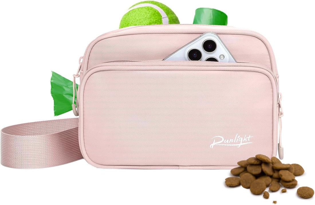 Runlight Dog Training Treat Pouch Fanny Pack,Dog Waist Belt,Dogs