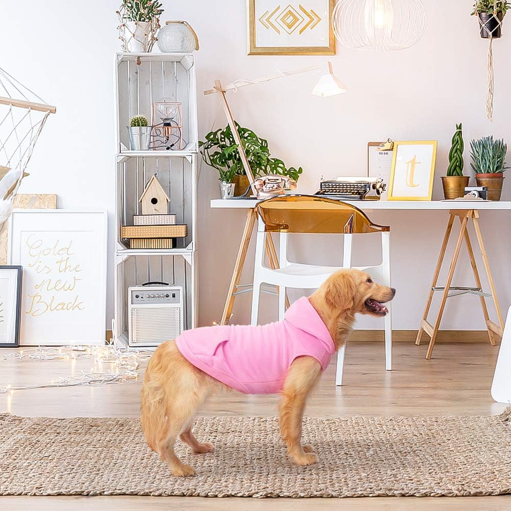 EXPAWLORER Dog Hoodie Fleece Sweater Vest