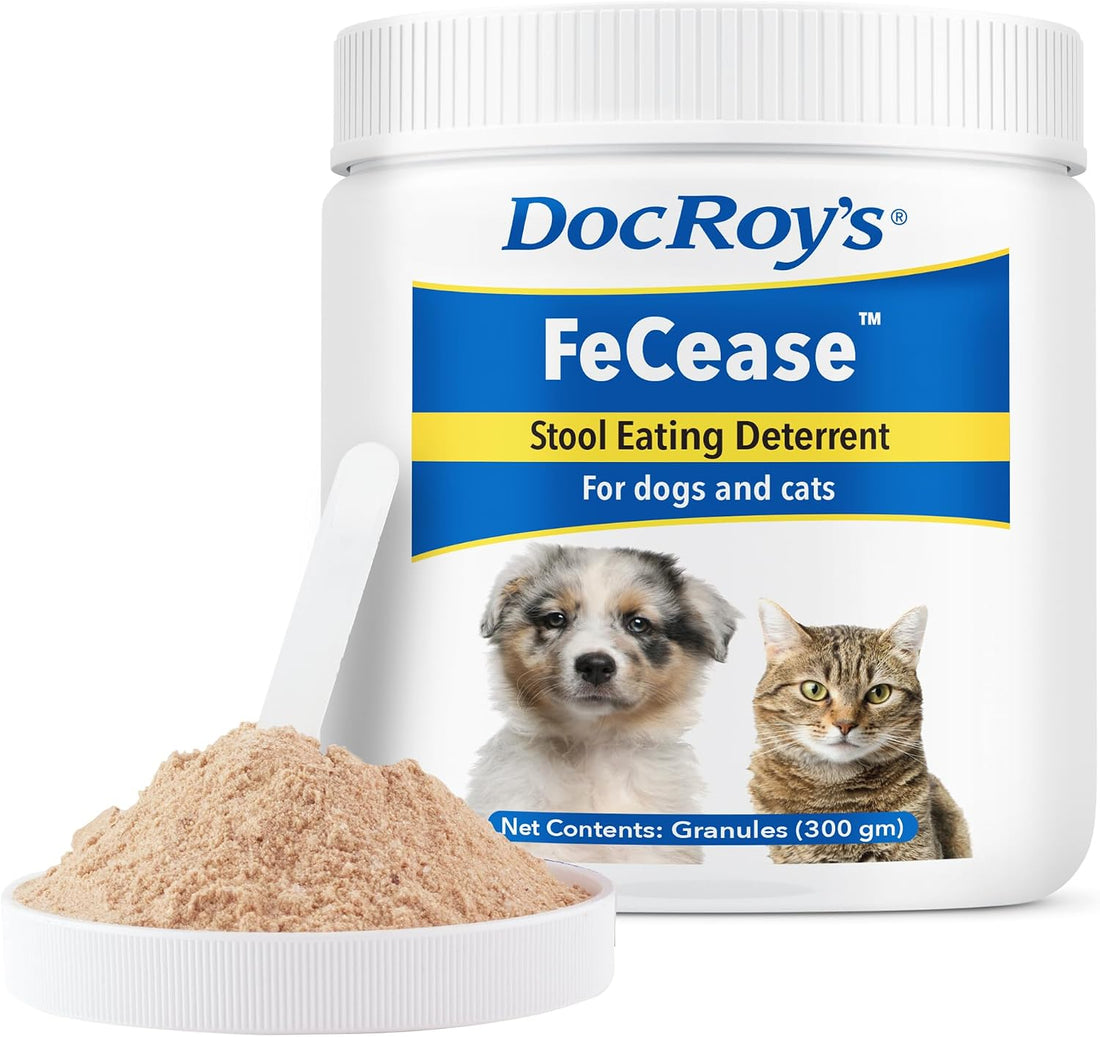 Doc Roy's FeCease Stool Eating Deterrent for Dogs, 300 gm