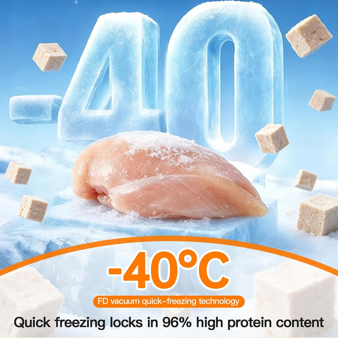 Freeze Dried Chicken Cats & Dogs Treats,Single Ingredient