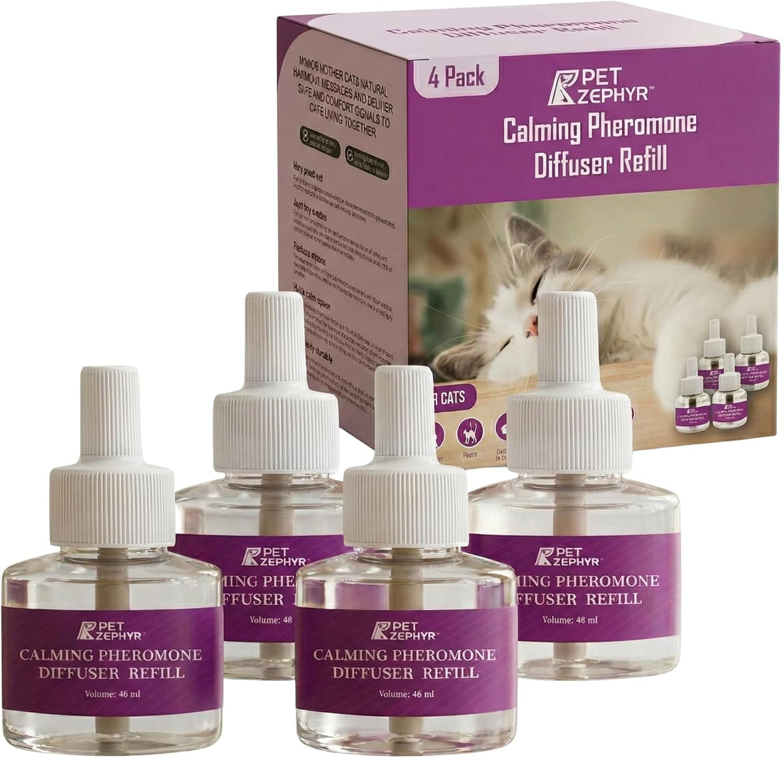 Cat Pheromone Diffuser Refill - 4 Pack Pheromones Refills