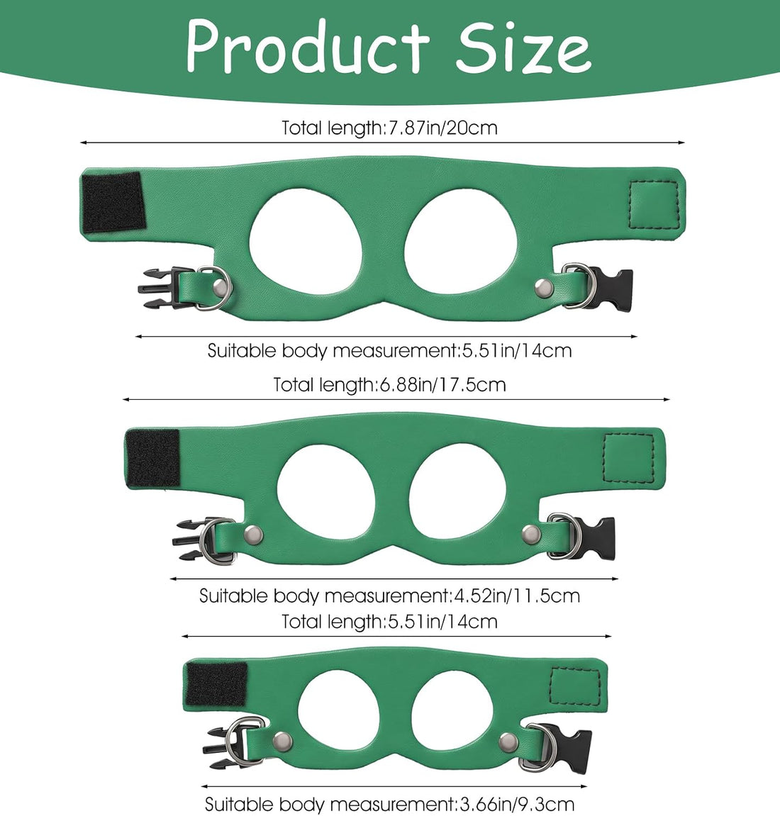 3 Pack Bearded Dragon Leash Set