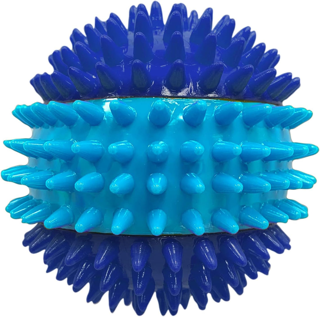 Nerf Dog 3.7in TPR 3-Part Spike Squeak Ball Dog Toy