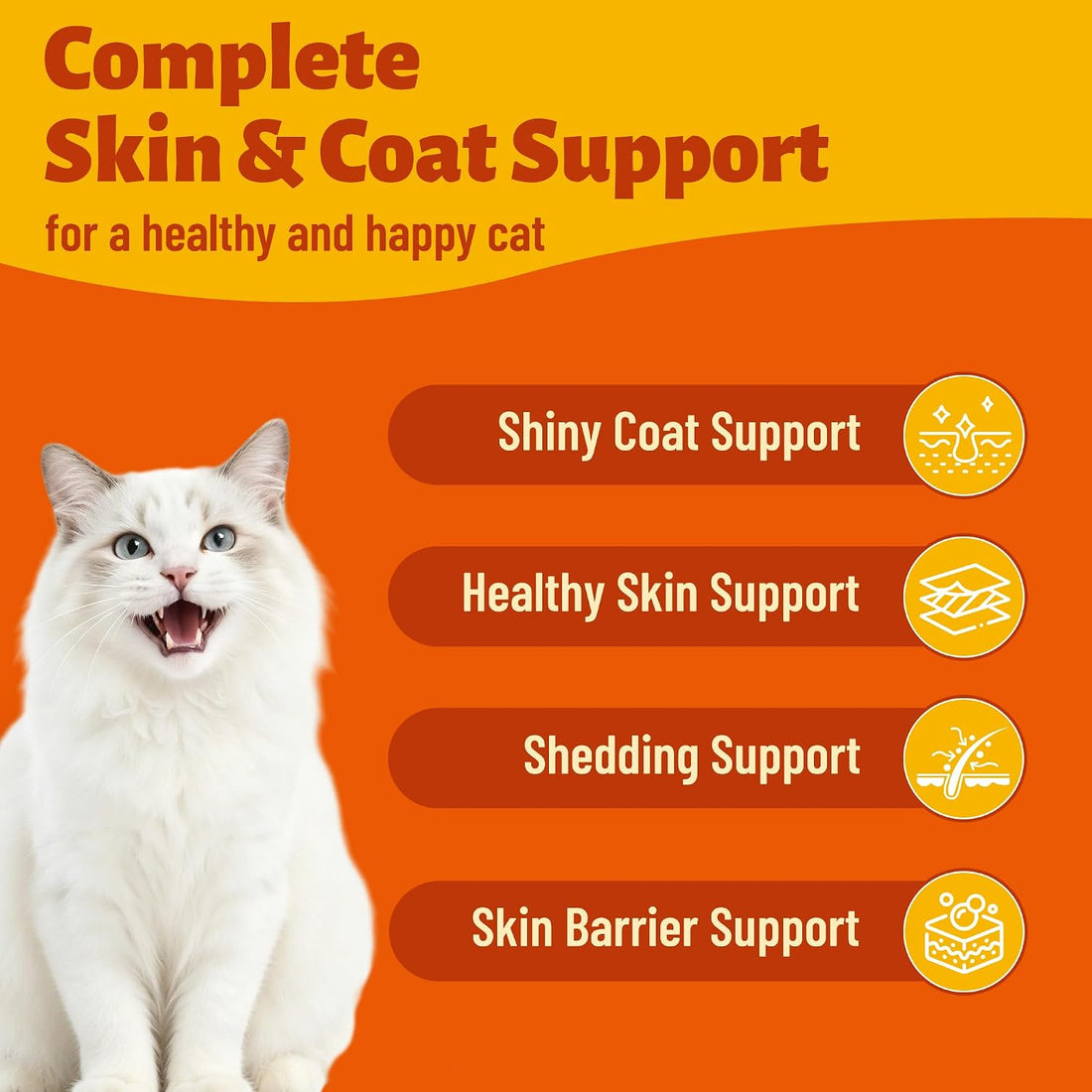 MUITIBITES 19.04 oz Skin & Coat Supplement for Cats