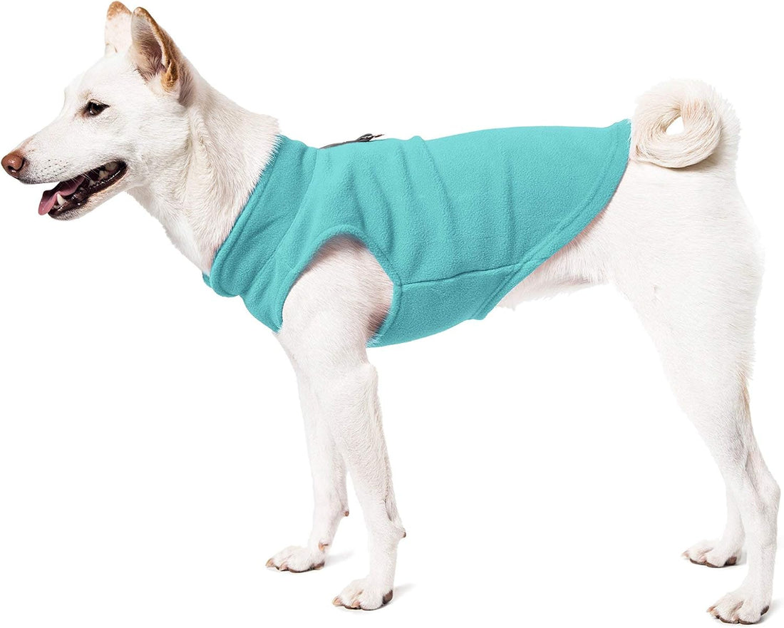 Gooby Fleece Vest Dog Sweater, Pink, Medium