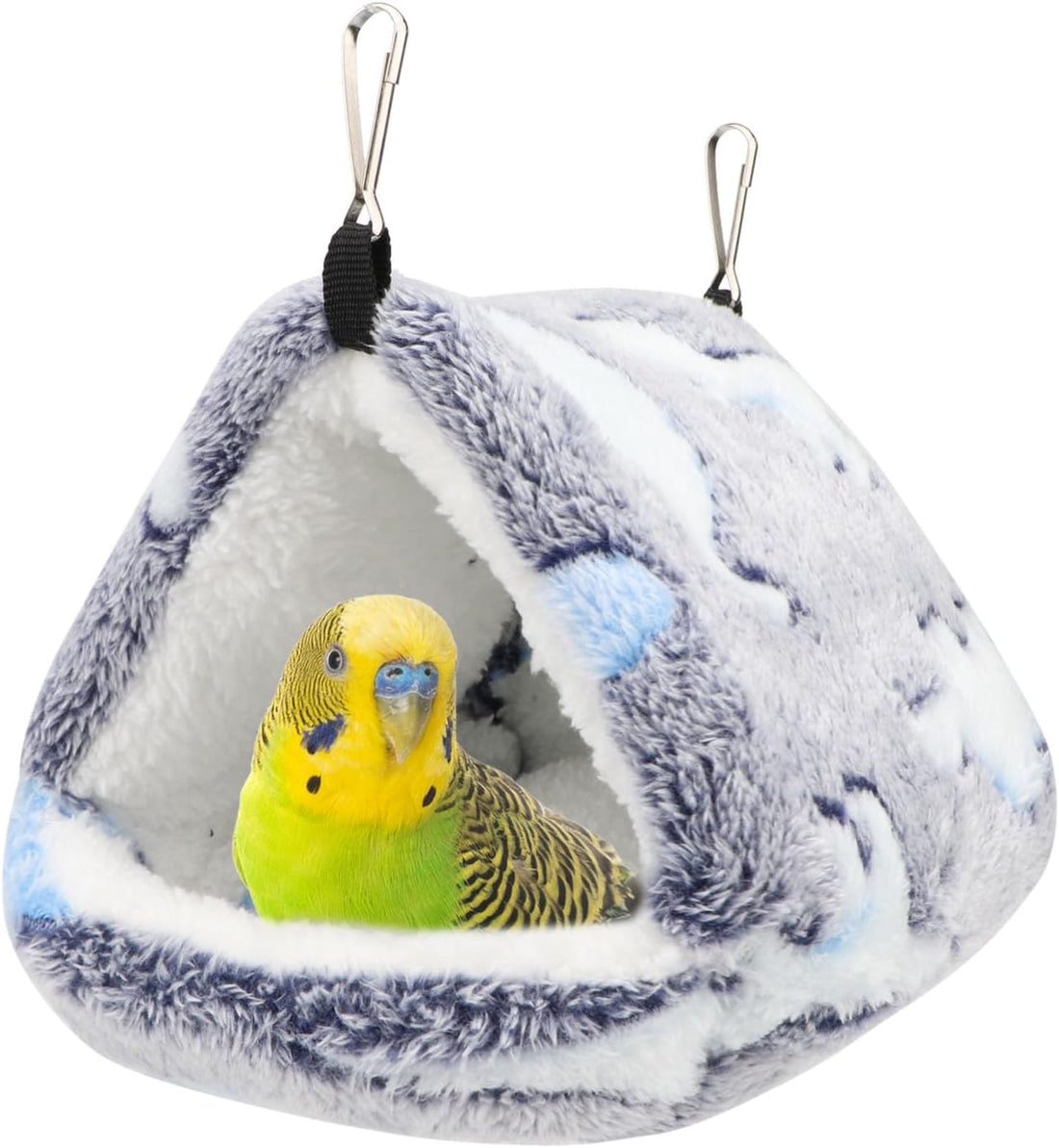 Hypeety Winter Warm Bird Nest Triangle Cotton Thick Bird Shed Hut