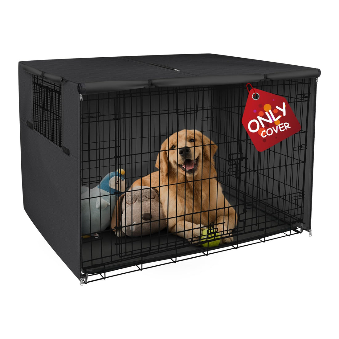 Explore Land Dog Crate Cover Heavy Duty Polyester Pet Kennel Sunshade