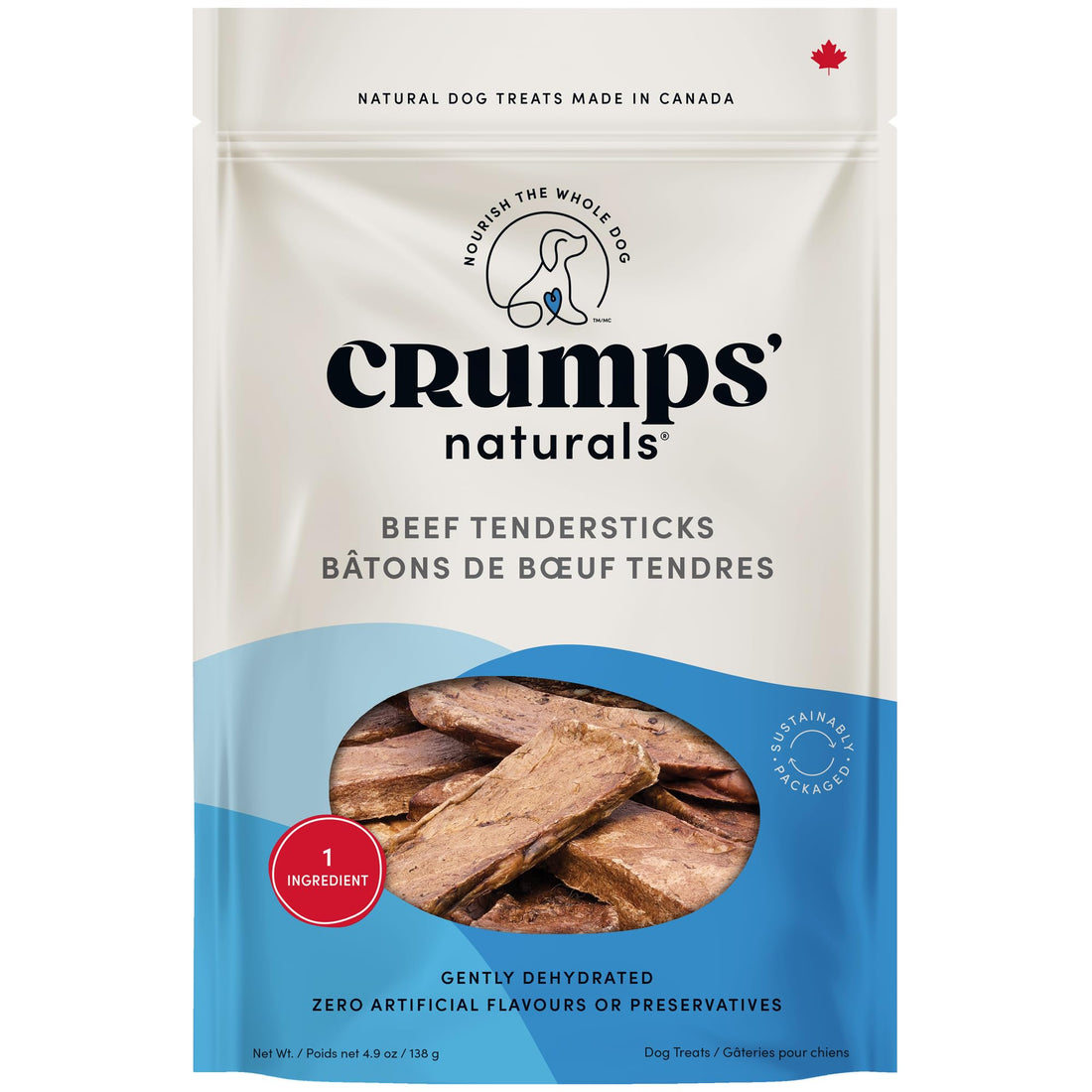 Crumps' Naturals Beef Tender Sticks for Pets