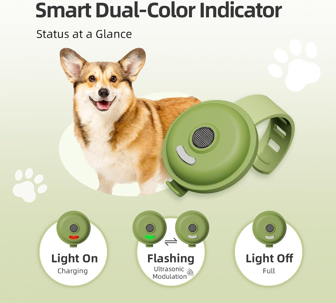 Plike Ultrasonic Dog Collar Accessory, Silent Variable Wearable