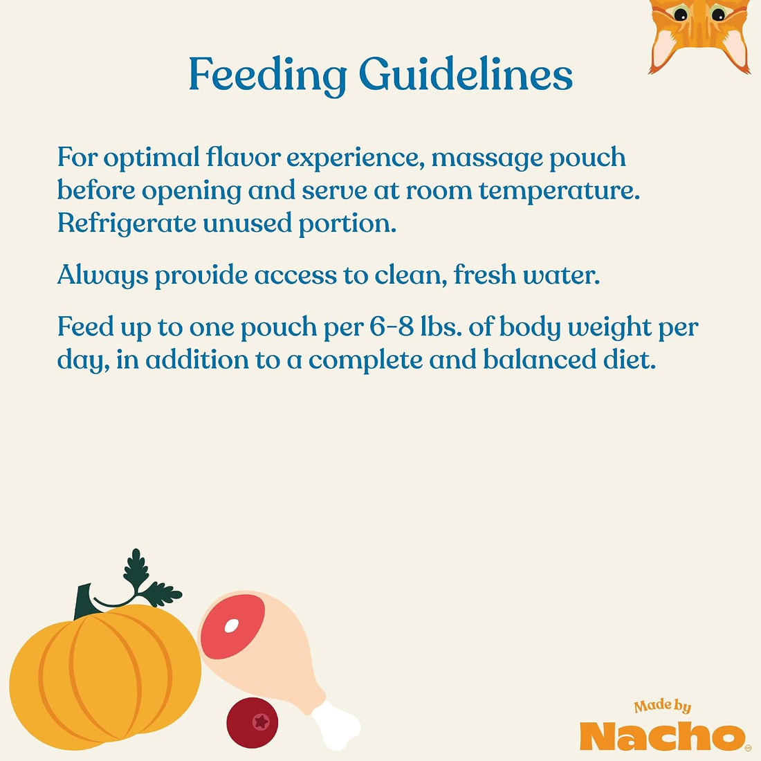 Made by Nacho Digestive Support Cage-Free Chicken Puree Meal Topper