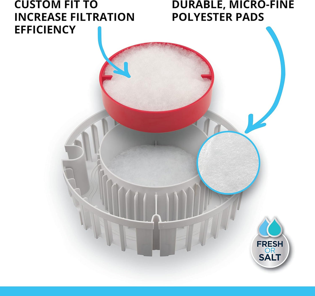 Fluval FX4/FX5/FX6 Bio-Foam, Replacement Aquarium Filter Media, 2-Pack
