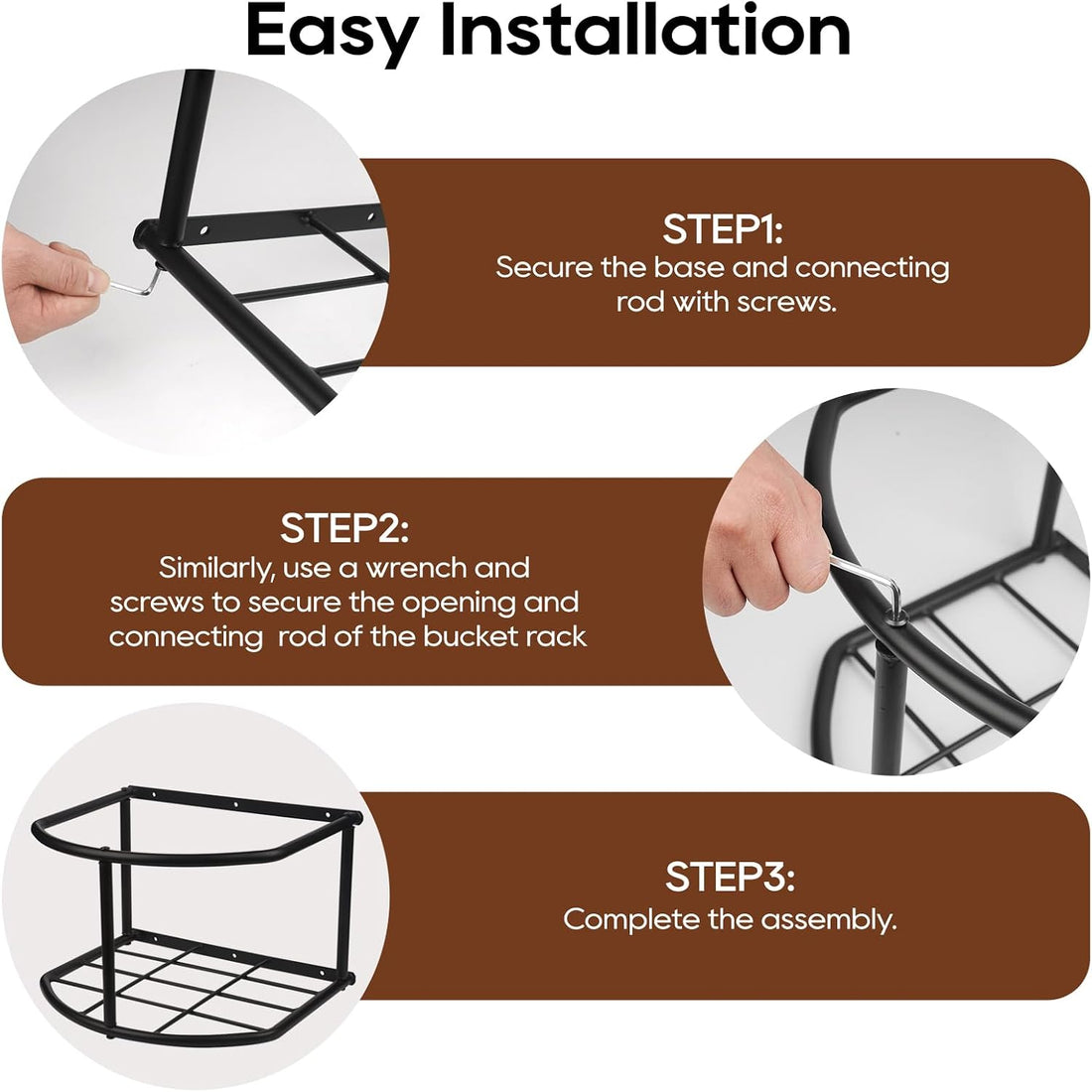 Bucket Holder for Horses Feed,5 Gallon Water