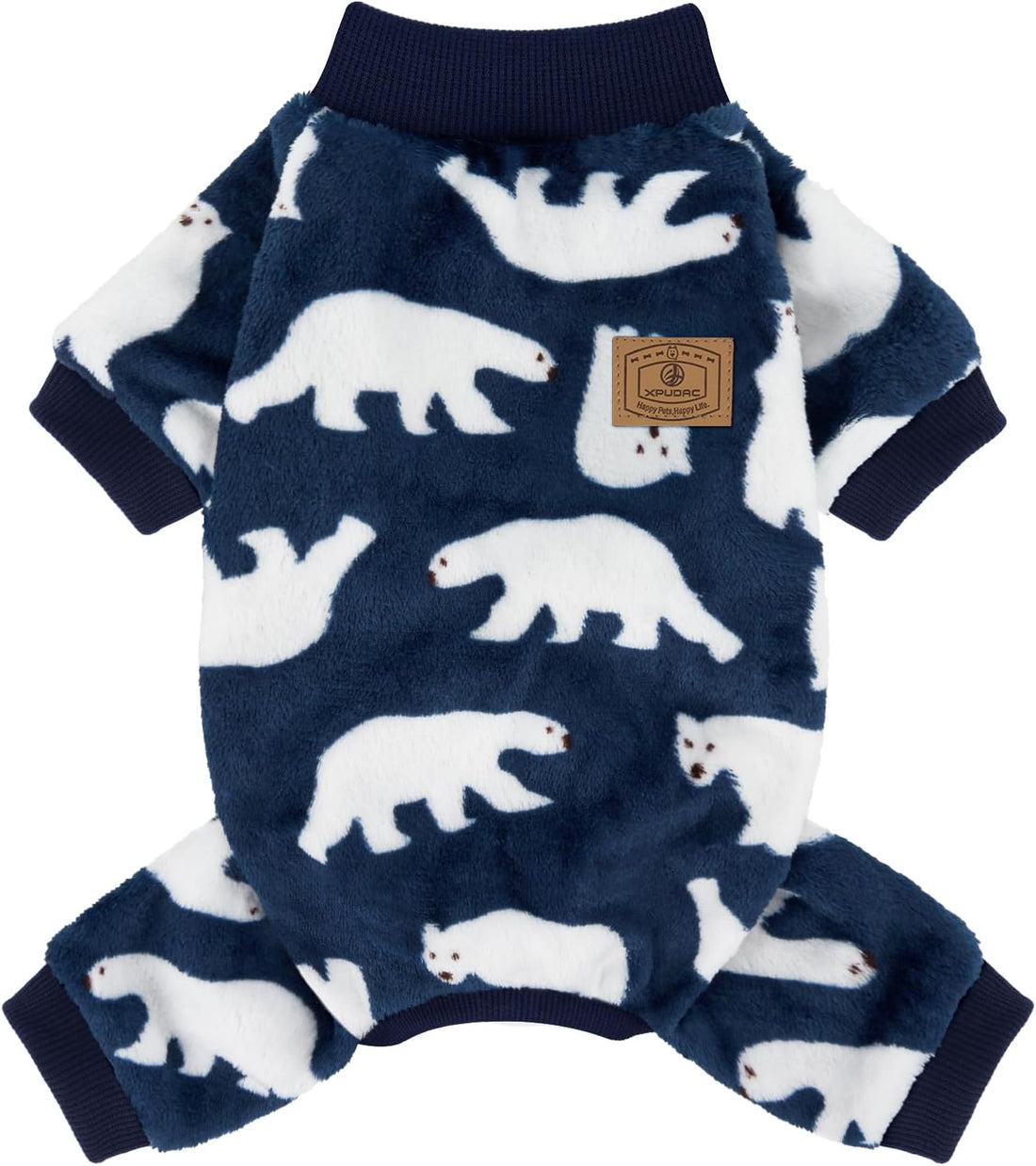 XPUDAC Cow Dog Sweater, Dog Winter Clothes for Small Medium Dogs Girl