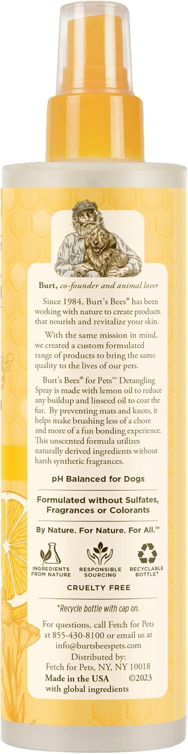 Burt's Bees for Pets Dog Detangling Spray
