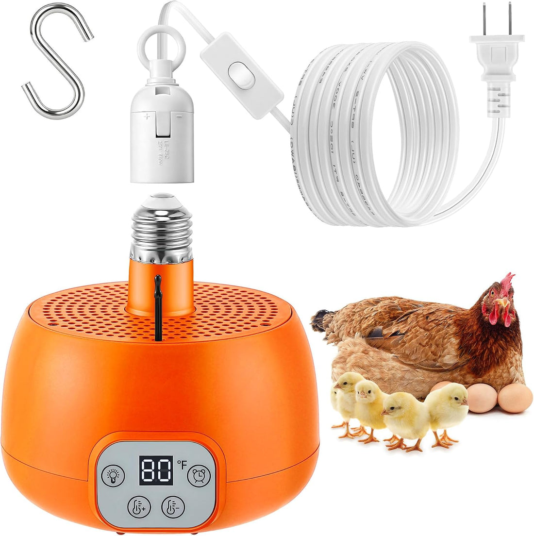 Enhon 2 Pack Chicken Coop Heater with Remote