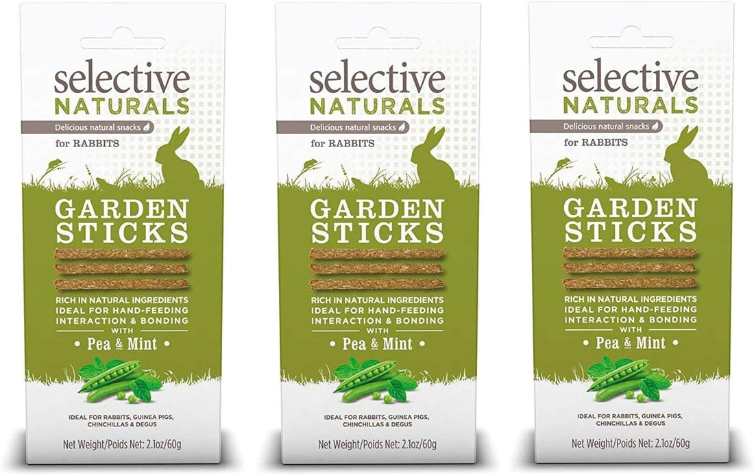Supreme Petfoods 3 Pack of Selective Naturals Garden Sticks Rabbit