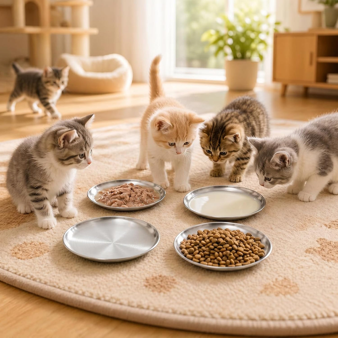 ChefBee Stainless Steel Cat Bowls