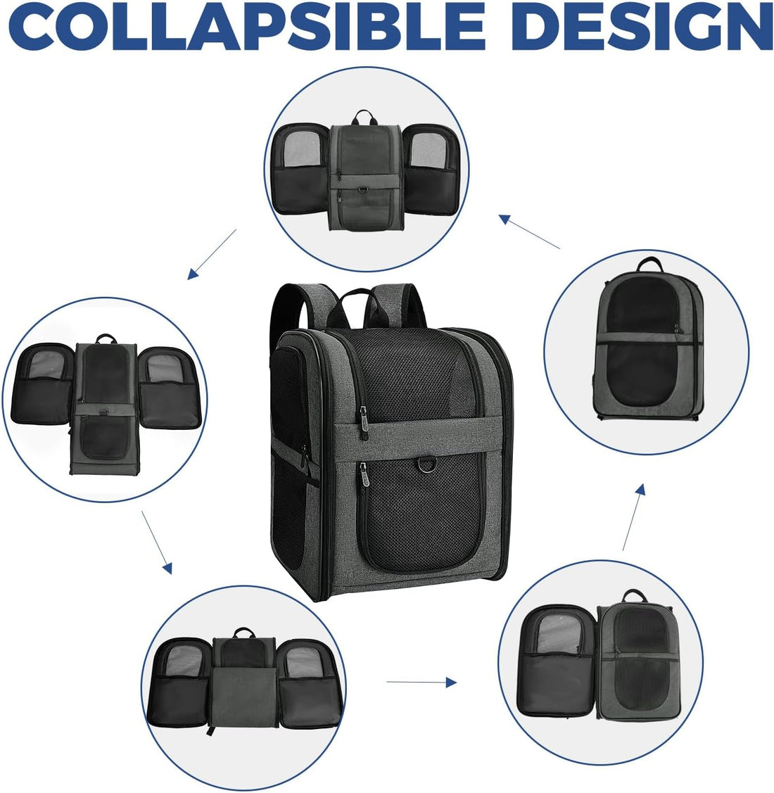 Apollo Walker Pet Carrier Backpack for 4-18lb Cats and Dogs, Puppies