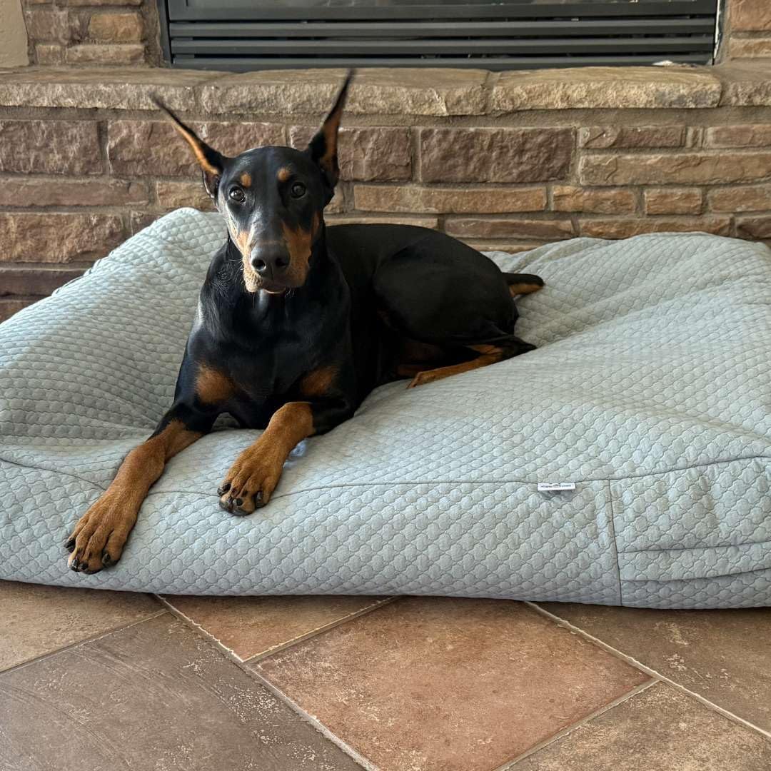 4Knines Quilted Dog Bed Cover, Waterproof Heavy‑Duty Washable