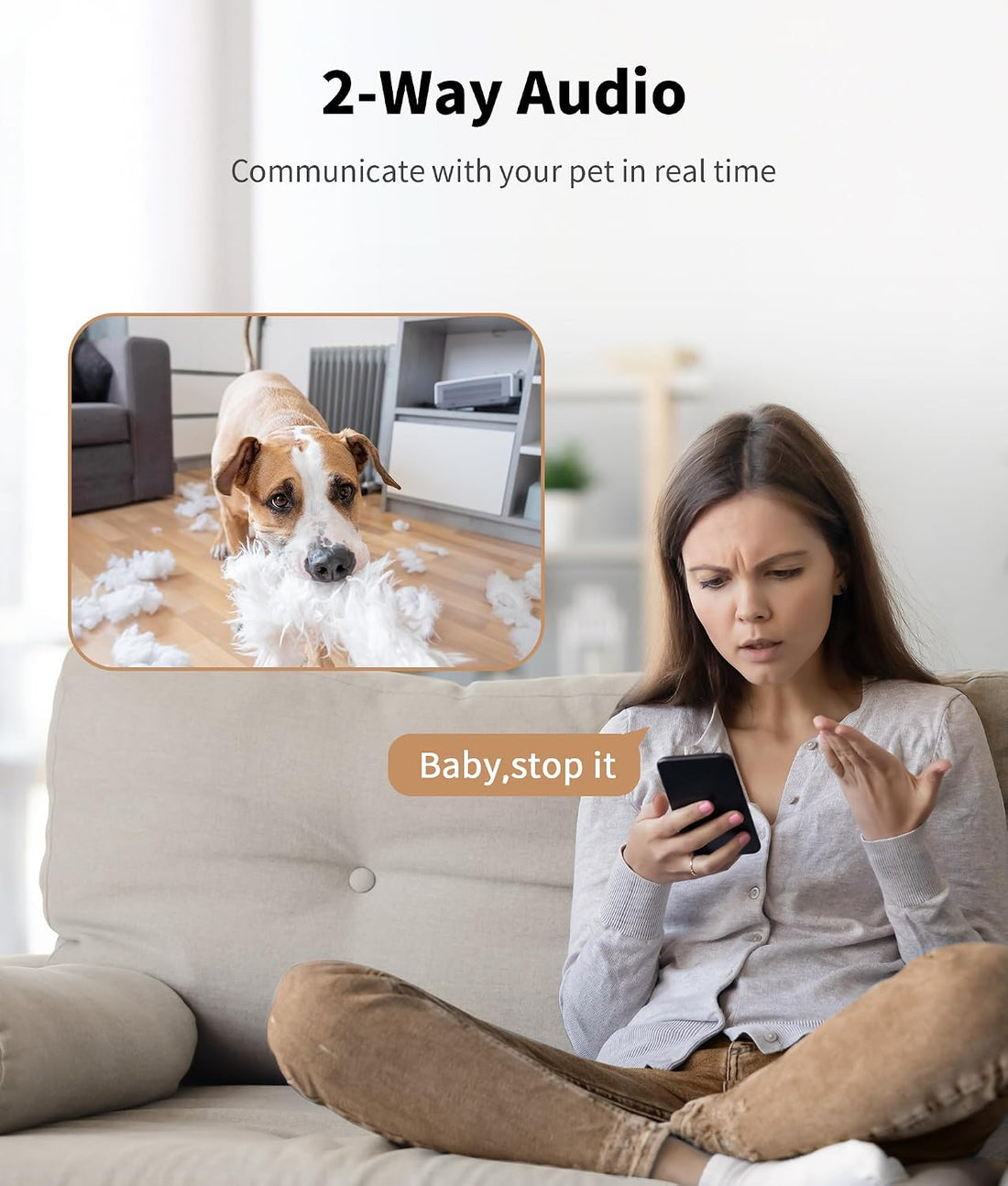 TKENPRO 2K Pet Camera Treat Dispenser