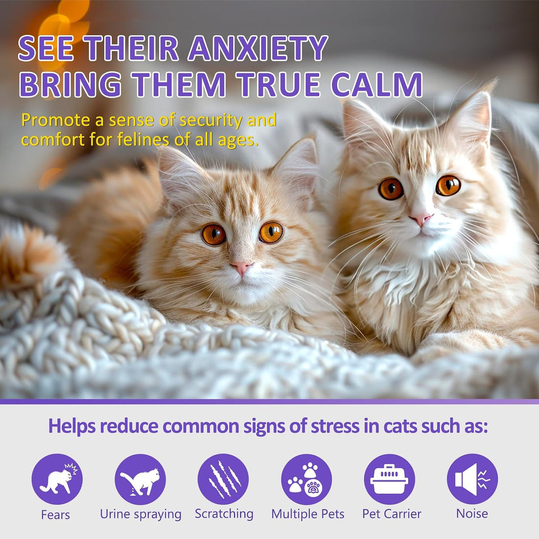 OcePor Cat Calming Diffuser 4 Refill Solutions