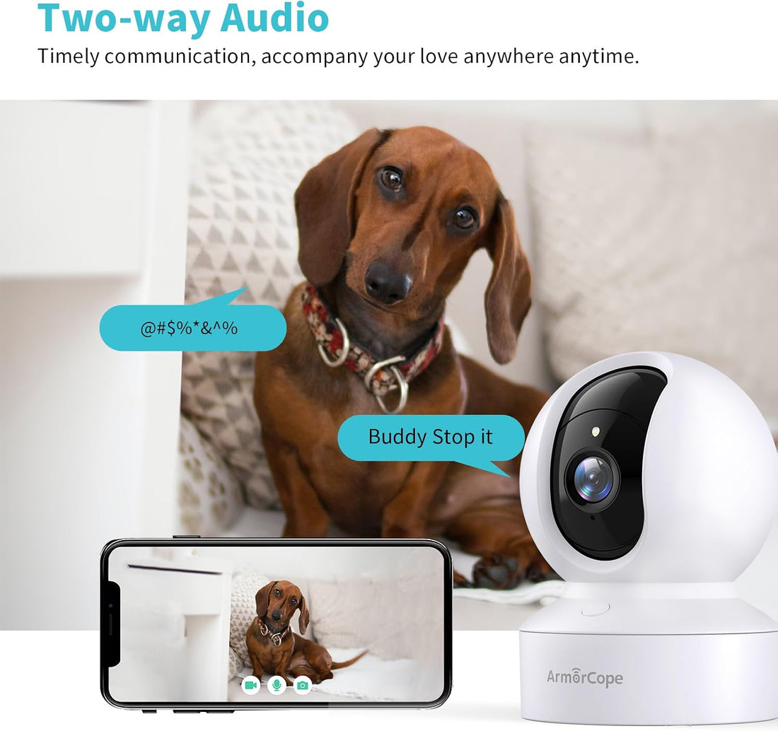 Pet Camera, 2K HD Dog Camera with Phone APP