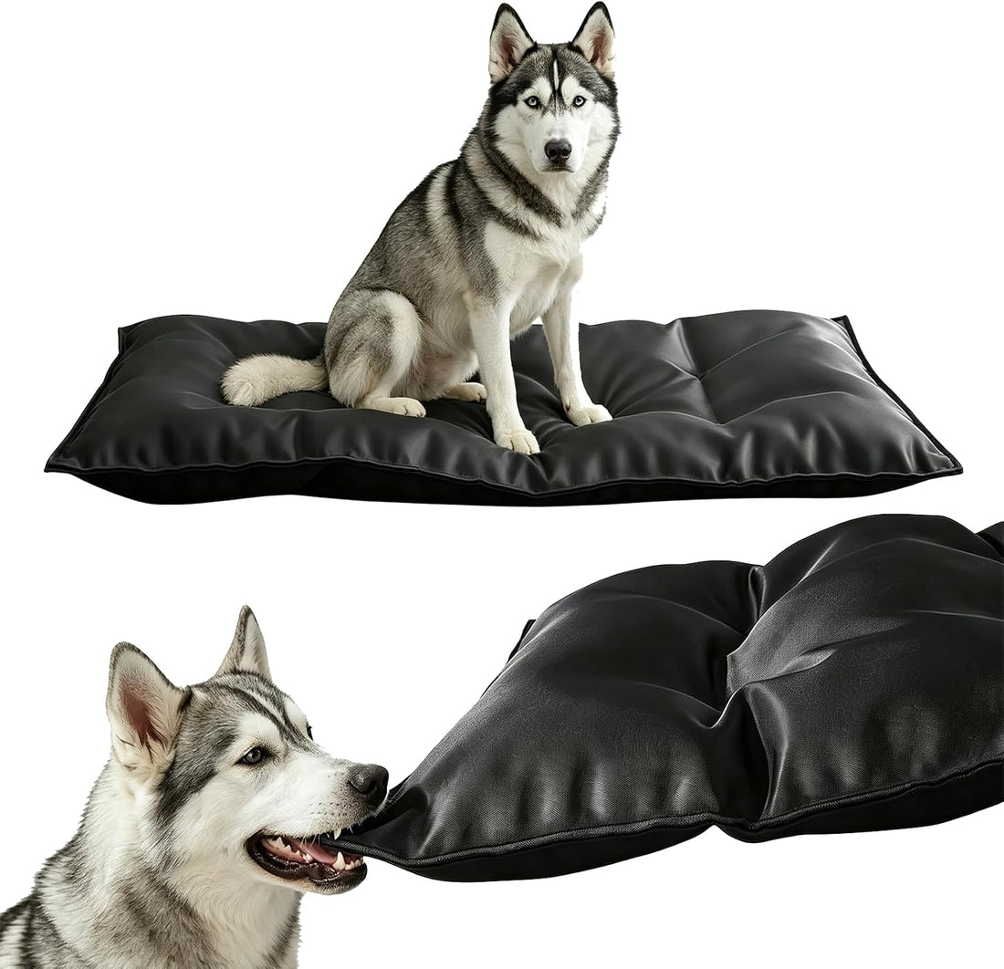 Indestructible Chew Proof Dog Bed for Aggressive Chewers 28.7X17.7IN