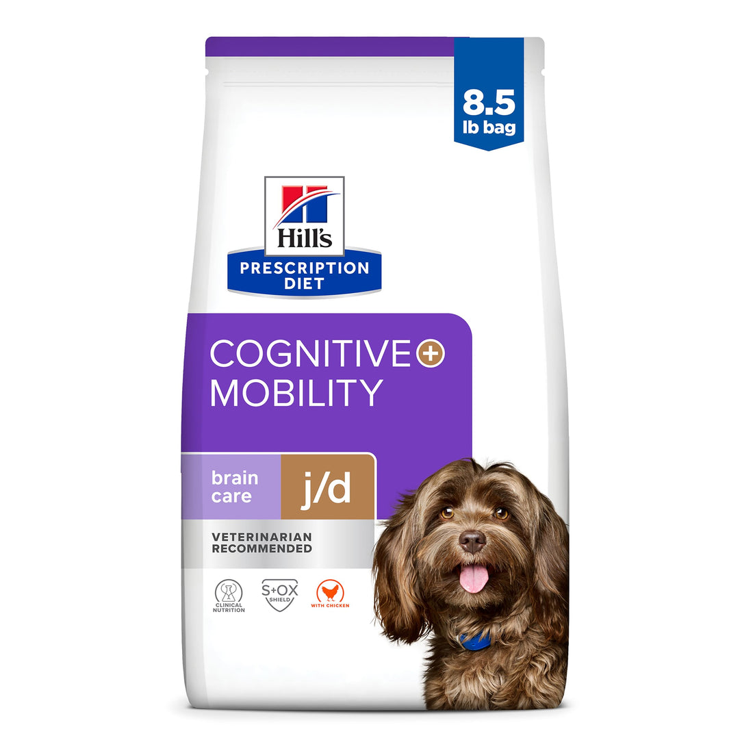 Hill's Prescription Diet Brain Care + j/d Joint Care Dry Dog Food