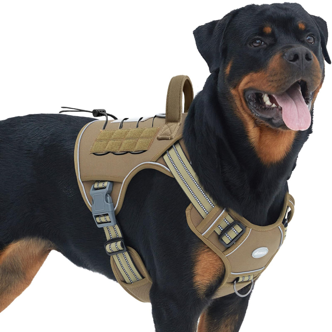 Auroth Tactical Dog Harness for Large Dogs No Pull Adjustable Pet