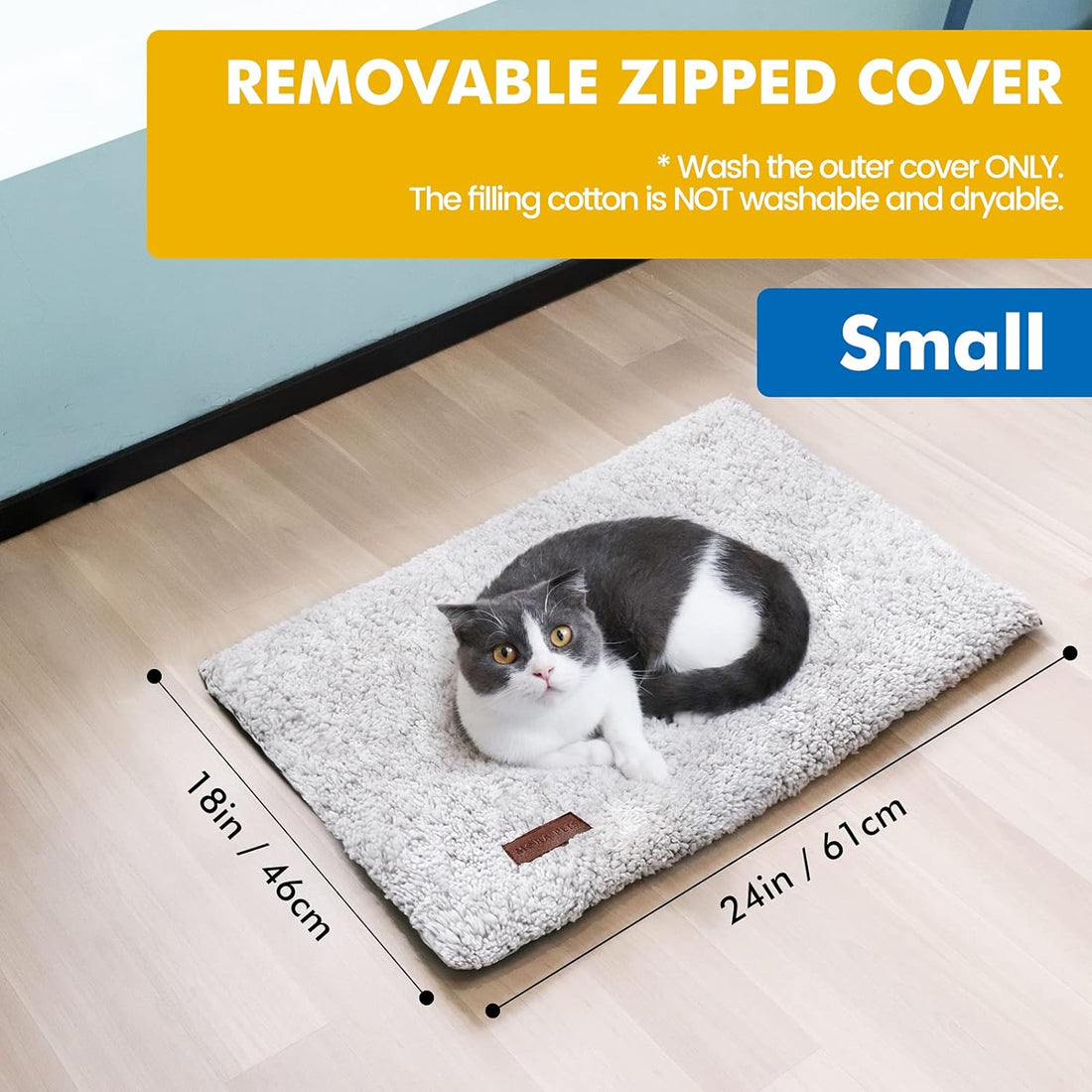 Self Warming Cat Bed Self Heating Cat Dog Mat 24 x 18 inch Extra Warm
