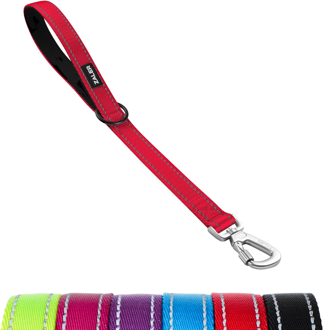 ZALER Short Dog Leash 1 ft, 12 Inches Traffic Leashes for Dogs