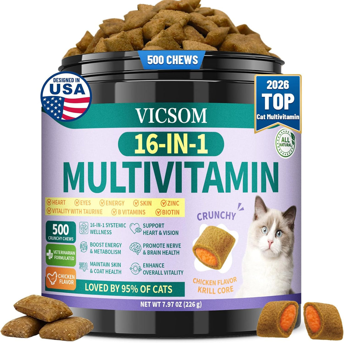 Taurine for Cats Vitamins Treats