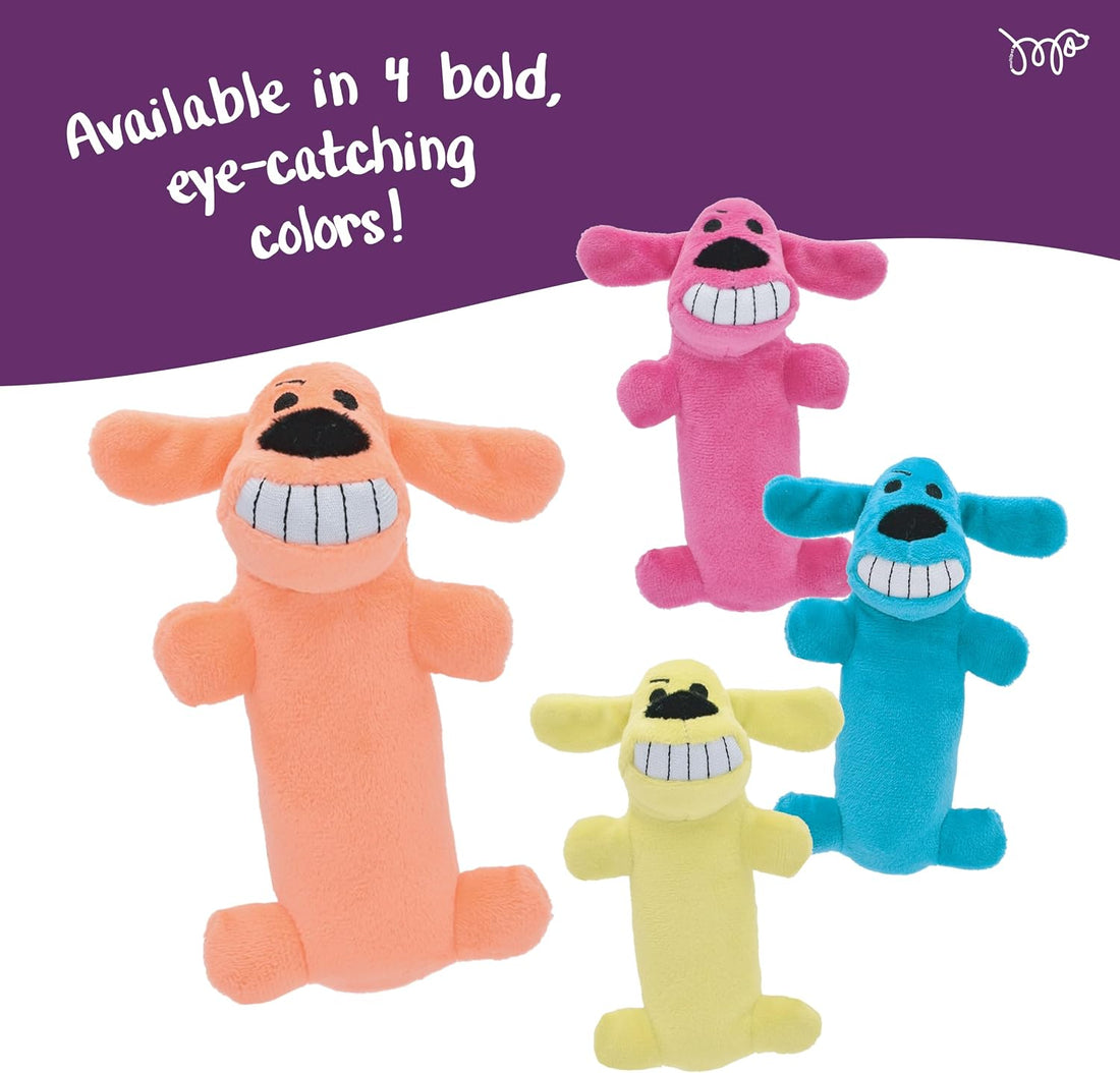 Multipet Loofa Dog Plush Squeaky Toy