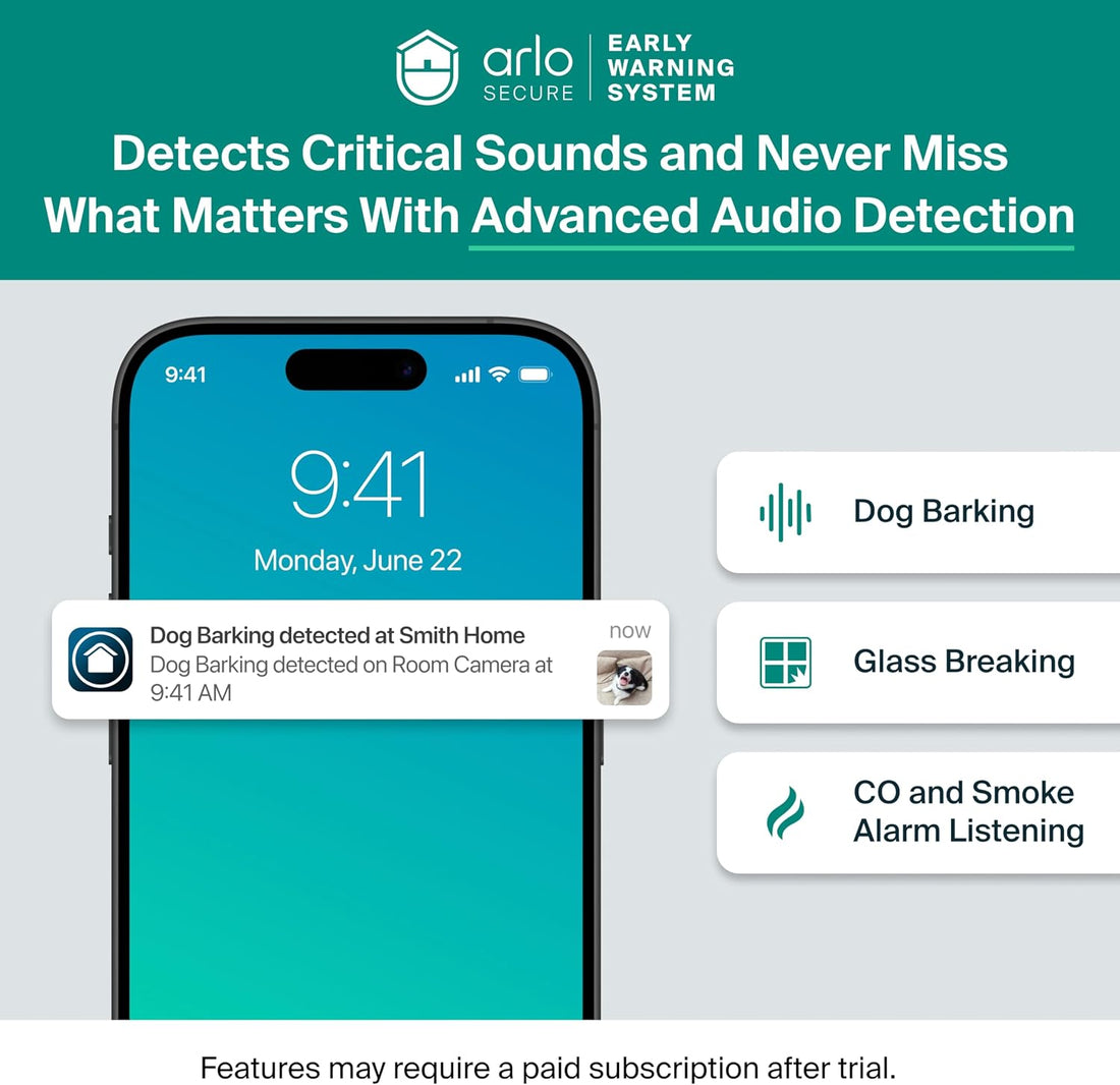 Arlo Essential Indoor Pan Tilt Security Camera 2K