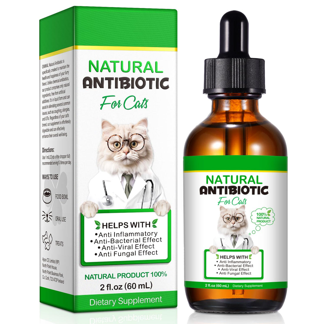 Natural Antibiotic for Cats - Broad Spectrum Herbal Remedy