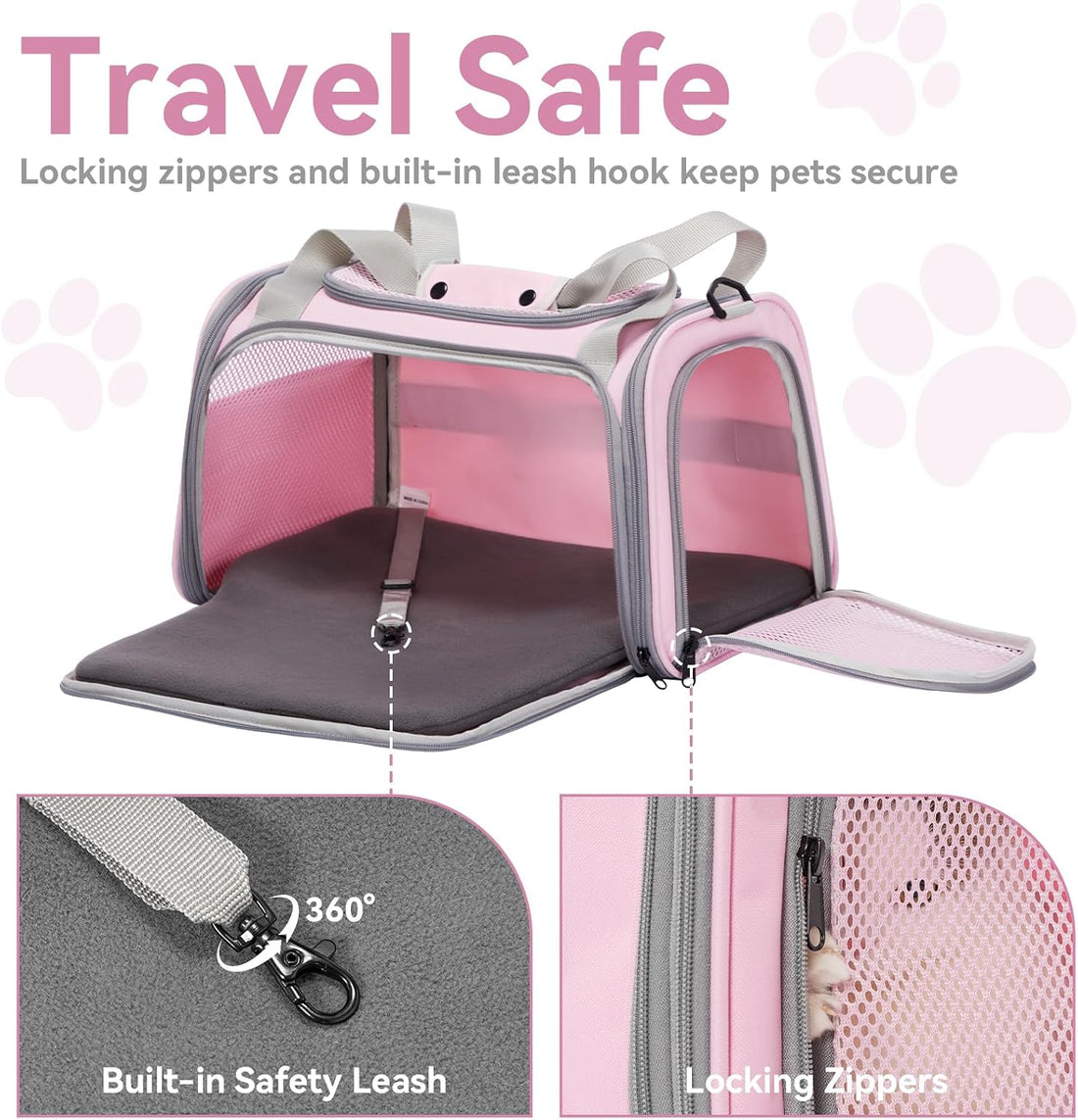 Airline Approved Cat Carrier 17.5×10.5×10.5 in