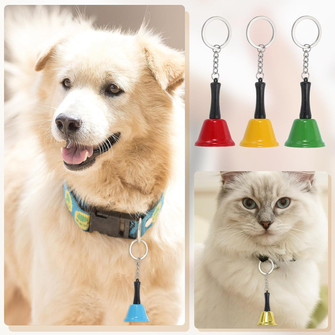 PATIKIL 2 PCS Mini Hand Bell