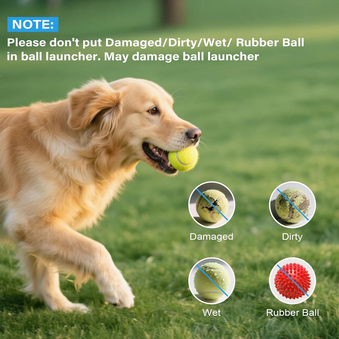 FAHKNS Automatic Dog Ball Launcher for Small Dogs