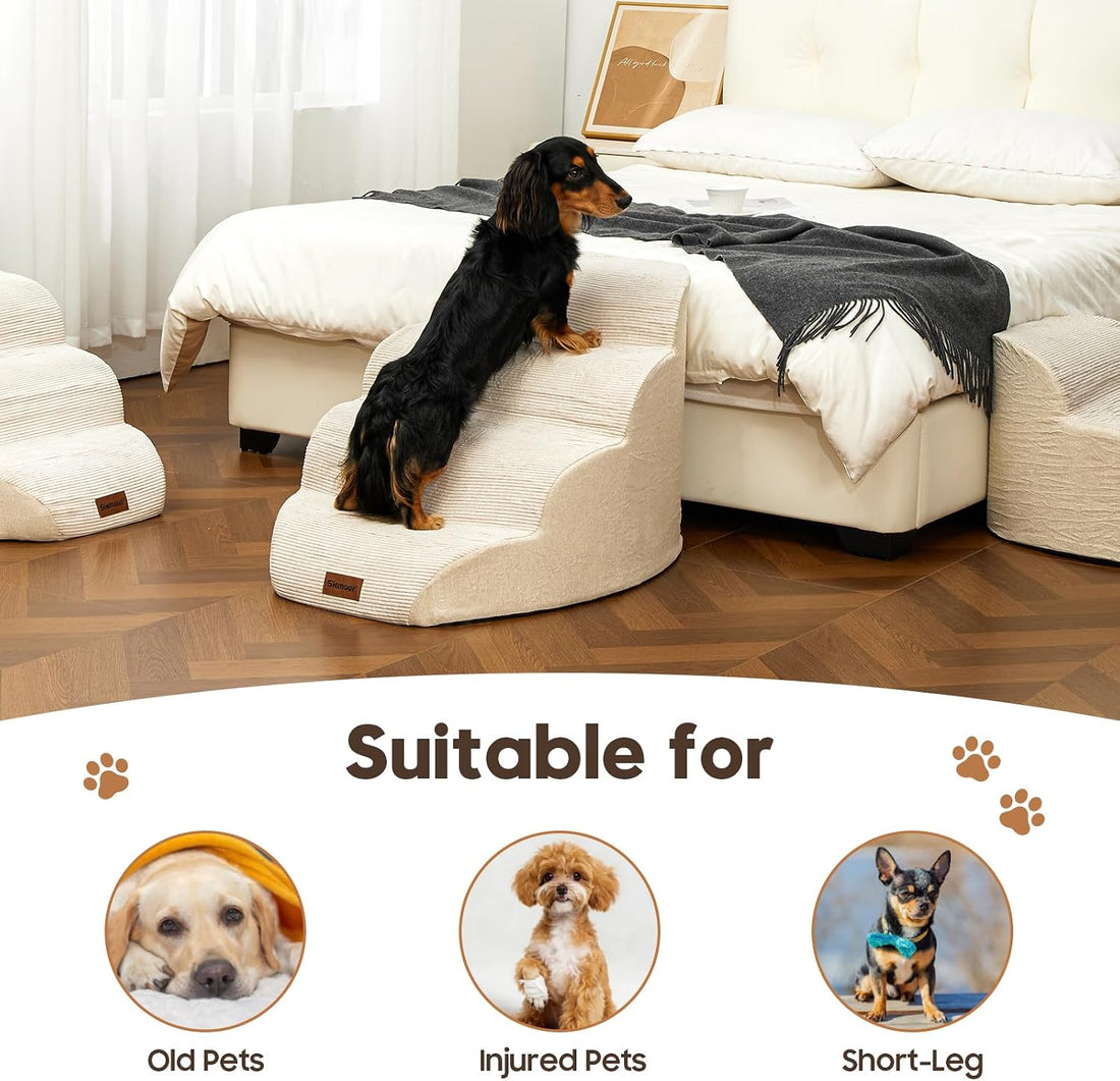 4-Step Dog Ramp Stair for Small Dogs