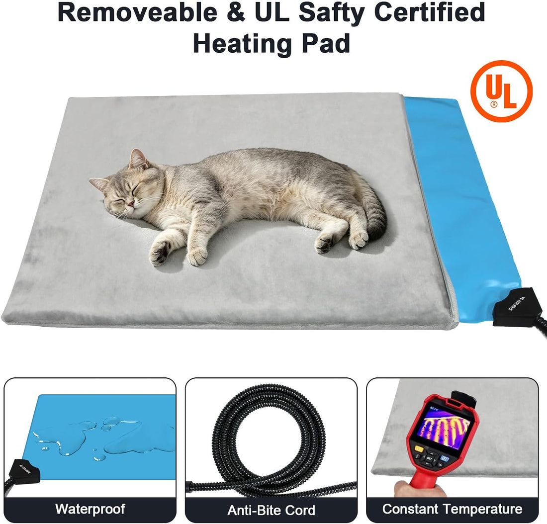 Indestructible Heated Cat House for Outside