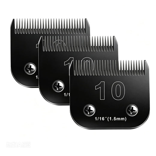 Audoc 10 Blades Dog Grooming Blades Compatible with Andis/Oster
