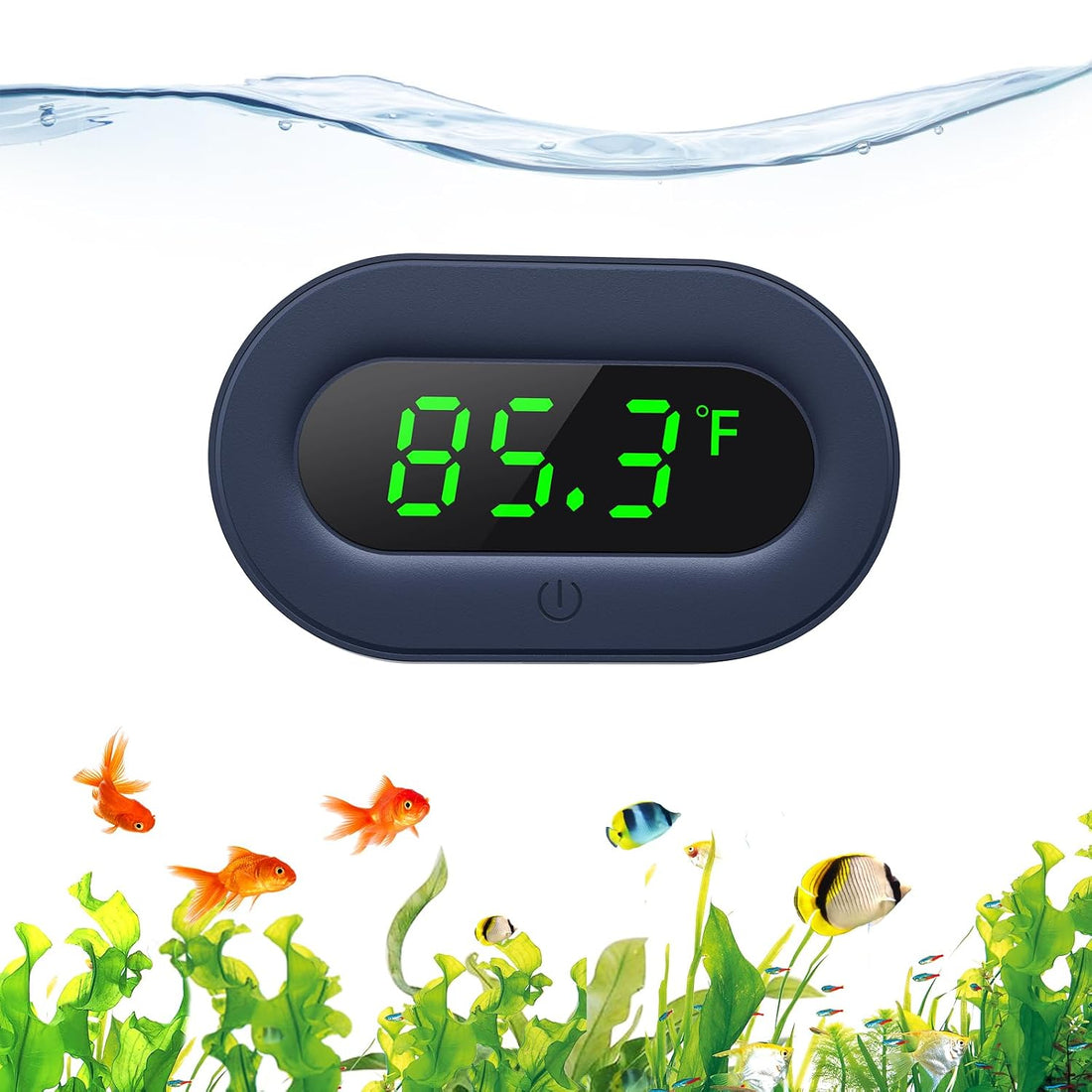 PAIZOO LED Aquarium Thermometer Digital Highly Accurate Replaceable