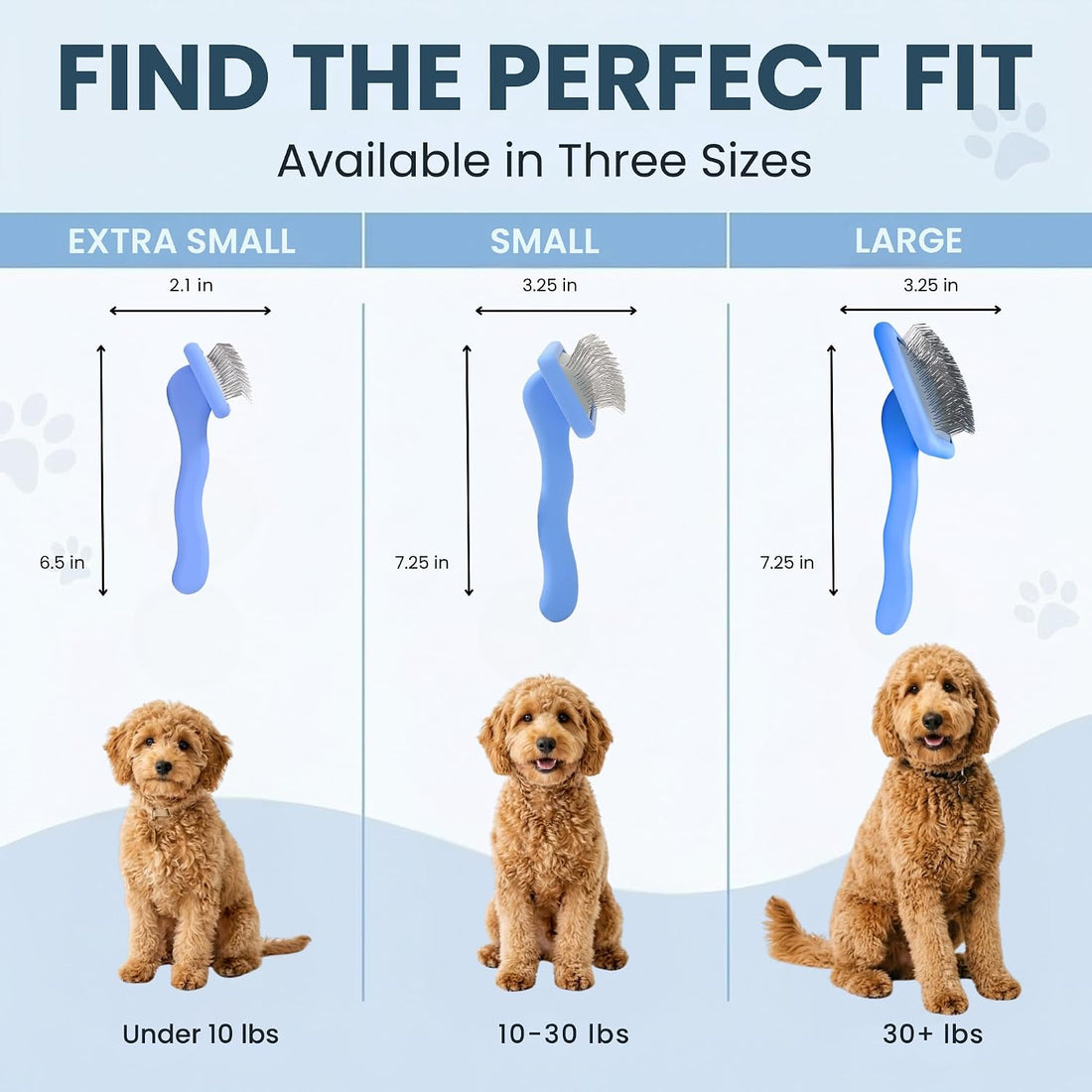 Slicker Brush for Dogs, Dog Grooming Supplies