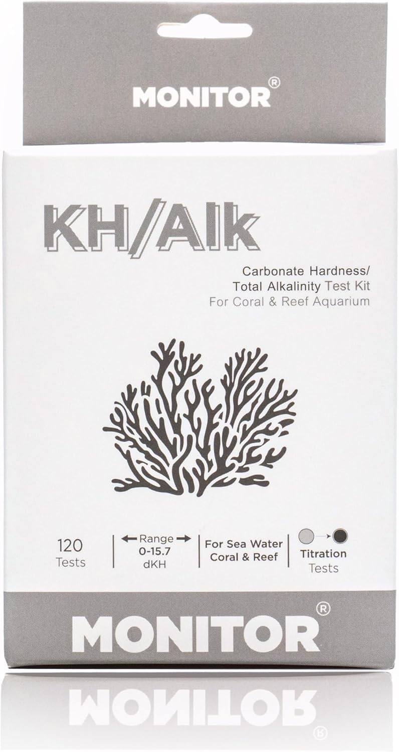 Monitor Alkalinity Test KIT for Coral & Reef (120 Tests)