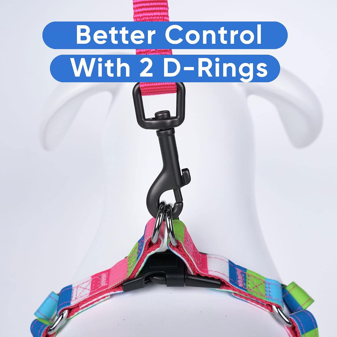 Pawtitas Multicolor Step-in Dog Harness